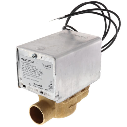 Resideo V4043A1259 Zone Valve 3/4" SWT 120V 8CV