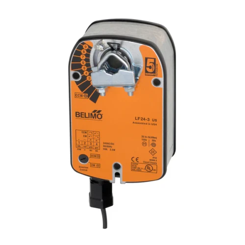 Belimo LF24-3 Damper Actuator 24V 35 in-lb Spring Return