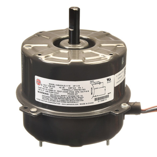 Rheem-Ruud 51-104691-01 Condenser Motor 1/10 HP 208-230V