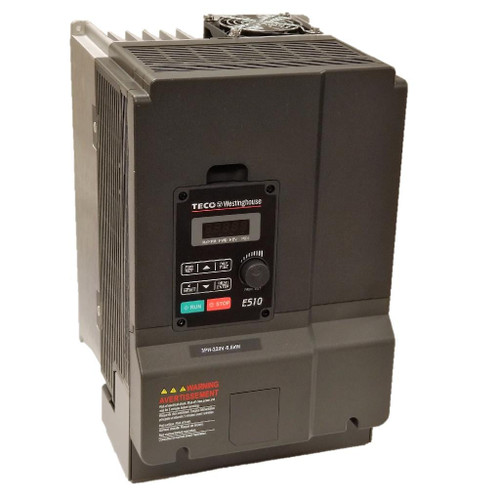 TECO-Westinghouse E510-210-H3-U VFD 10HP 200-240V 3PH