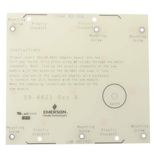 Trane KIT6839 Ignition Control Adapter Kit