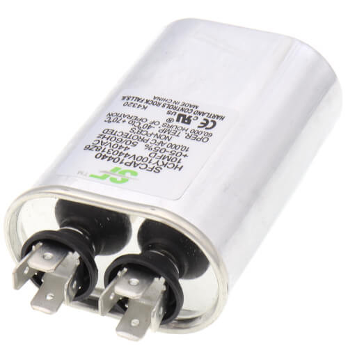 Trane SFCAP10440 Oval Run Capacitor 10MFD 370/440V
