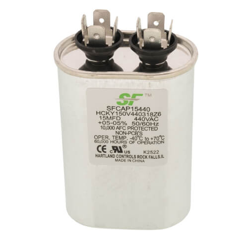 Trane SFCAP15440 15 MFD 440V Run Capacitor