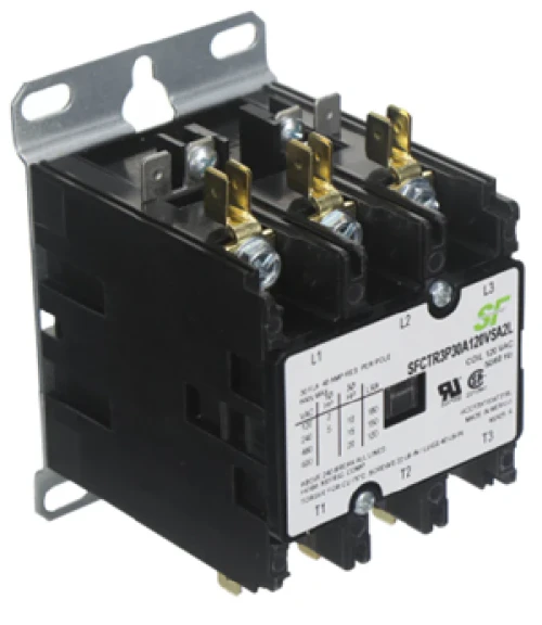 Trane SFCTR3P30A120VSA2L 3-Pole Contactor 30A 120V