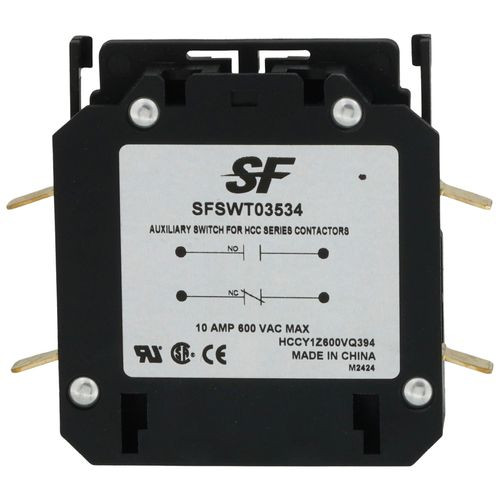 Trane SFSWT3534 Auxiliary Switch 1NO/1NC 20/60A