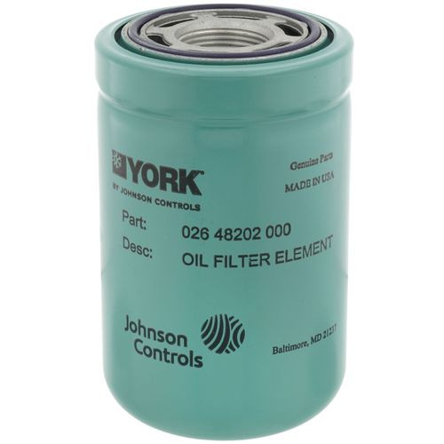 York 326-48202-600 Spin-On Oil Filter Cartridge 10-Micron