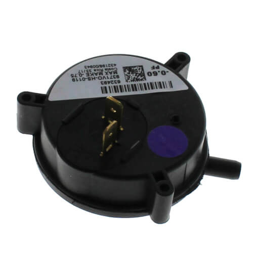 Nordyne 632493R Pressure Switch 0.60" WC SPST