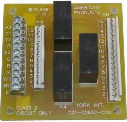 York S1-031-00652-000 Two-Stage Cooling Circuit Board