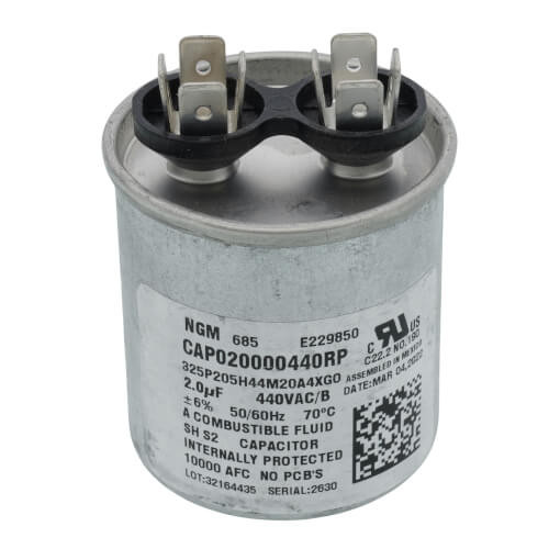 Amana-Goodman CAPKT01 Run Capacitor 2 MFD 440V