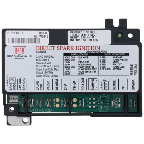 BASO C161KKD-1C Direct Spark Ignition Control Module 24V
