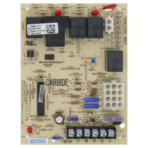 White-Rodgers 50A55-743 Furnace Control Board HSI 25VAC