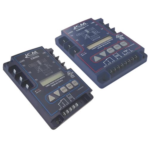ICM Controls ICM450A+ 3-Phase Line Voltage Monitor w/Clock