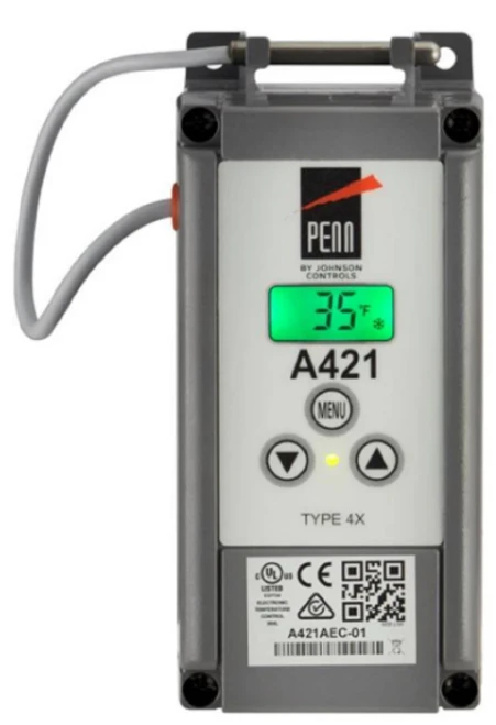 Johnson Controls A421AEC-01 Electronic Temperature Control NEMA 4X