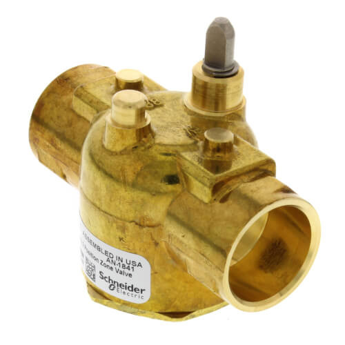 Schneider Electric VT2312 Zone Valve Body 3/4" Sweat 2.5CV