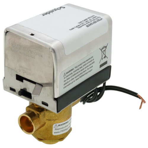 Schneider Electric VT3212 3-Way Zone Valve 1/2" Sweat 3.0 Cv