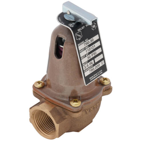 Xylem-Bell & Gossett 110121 Safety Relief Valve 3/4" 30 PSIG