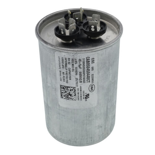 Amana-Goodman CAB050450440CT Dual Run Capacitor 45+5 MFD 440V