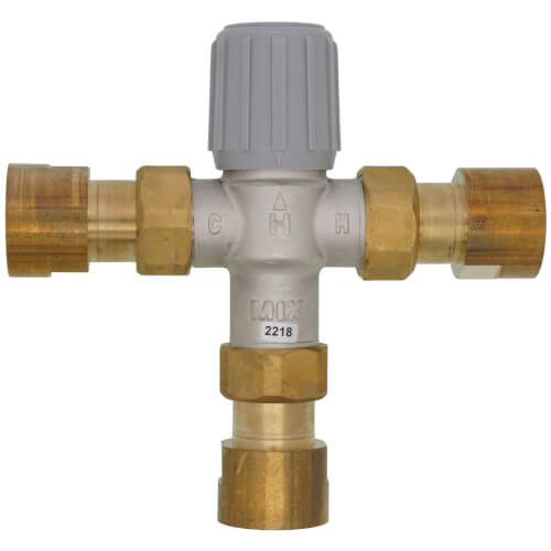 Resideo AM102-UT-1LF 1" Thermostatic Mixing Valve 70-145°F