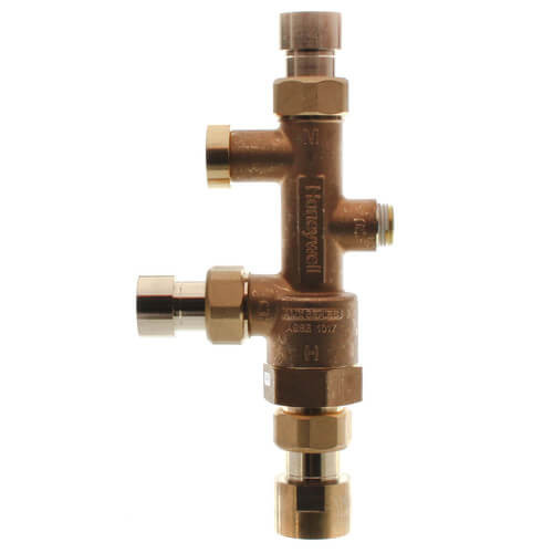 Resideo AMX102-US-1LF Lead Free Mixing Valve 1" Union Sweat