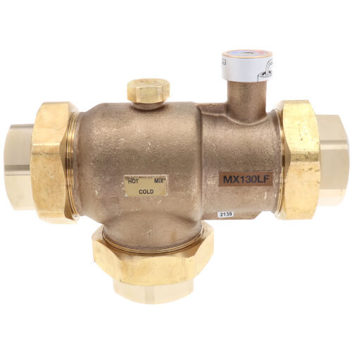 Resideo MX130LF 2" NPT Union Mixing Valve 113-149F