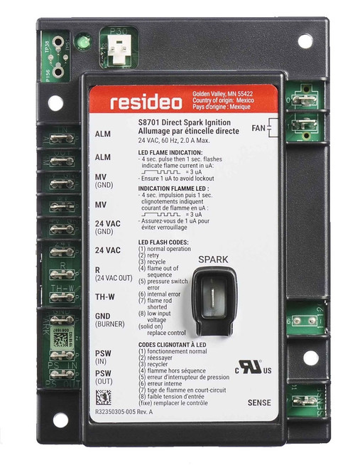 Resideo S8701A1050 Direct Spark Ignition Control