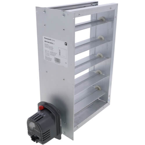 Resideo ZD10X16TZ 24V Rectangular Damper 10x16 Inch