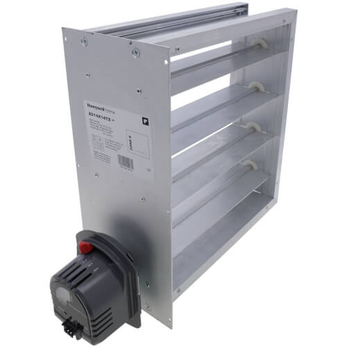 Resideo ZD14X14TZ 24V Rectangular Damper 14x14 Inch