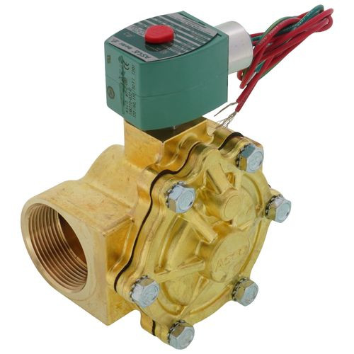 ASCO 8210G022 2-Way Solenoid Valve 1-1/2" NPT Brass NC