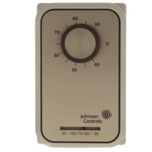 Johnson Controls T26S-18C Line Voltage Thermostat 120/208/240/277V