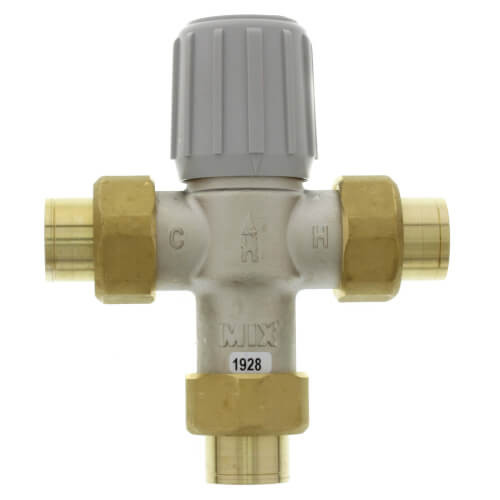 Resideo AM101-US-1LF 3/4" Union Sweat Mixing Valve 70-145F