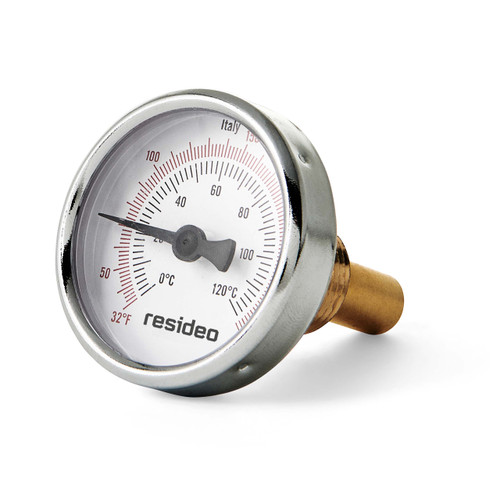 Resideo GT162 Thermometer with Well 2-1/2" 32-250°F