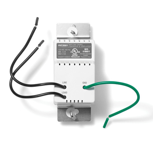 Resideo HVC0001 Digital Bath Fan Control White