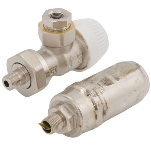Resideo V2043HSL10 Steam Thermostatic Valve 1/8" Angle NPT