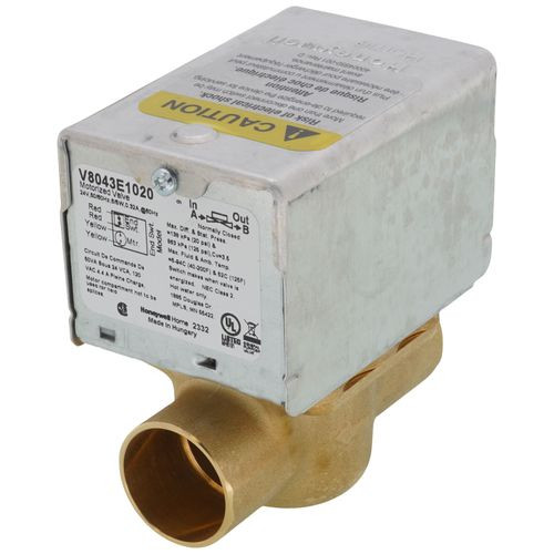 Resideo V8043E1020 Zone Valve 1" Sweat 24V
