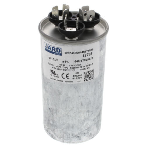 Rheem-Ruud 43-25133-16 Dual Run Capacitor 45/5 MFD 440V