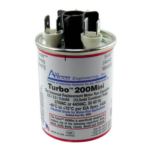 Rheem-Ruud 439102 Turbo200 Mini Capacitor 2.5-12.5 MFD