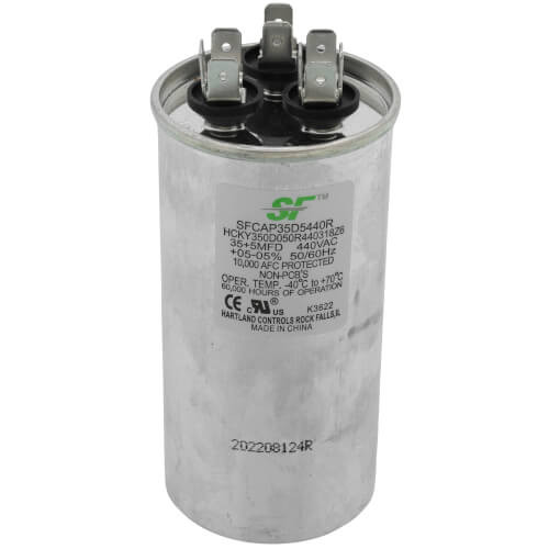 Trane SFCAP35D5440R Dual Run Capacitor 35/5 MFD 440V