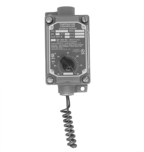 Johnson Controls A19BUC-2C Explosion Proof Thermostat 24/120/240/277V