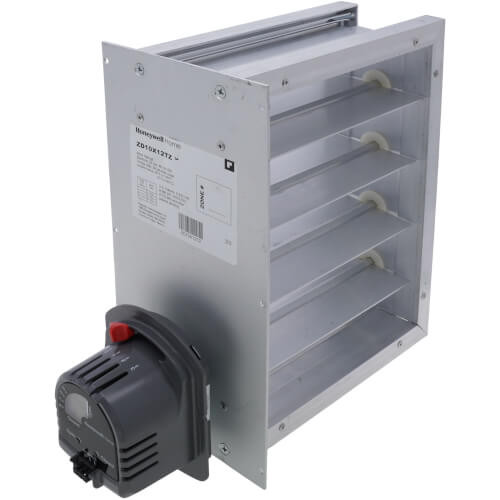 Resideo ZD10X12TZ 24V Rectangular Damper 10x12 Inch