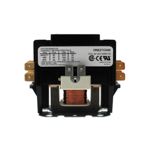 Carrier HN52TC040 Contactor 2-Pole 24V 40A