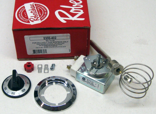 Robertshaw 5300-402 RX Direct Current Millivolt Thermostat 24" Cap