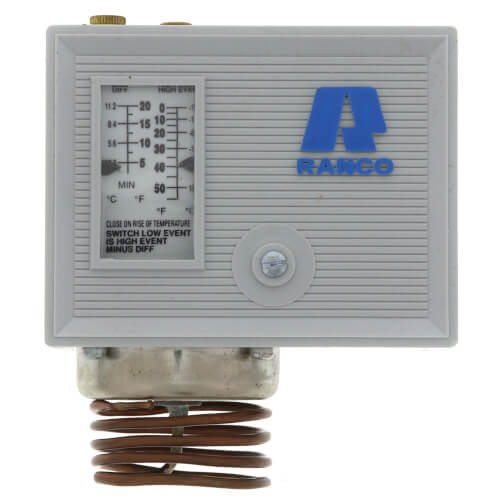 Ranco O10-1418 Temperature Control 0-55°F SPST Air Coil