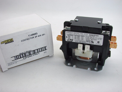 International Comfort Products 1149653 2-Pole Contactor 40A 24V