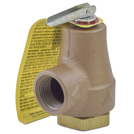 Watts 374A 3/4" Boiler Relief Valve 30 PSI 550K BTU