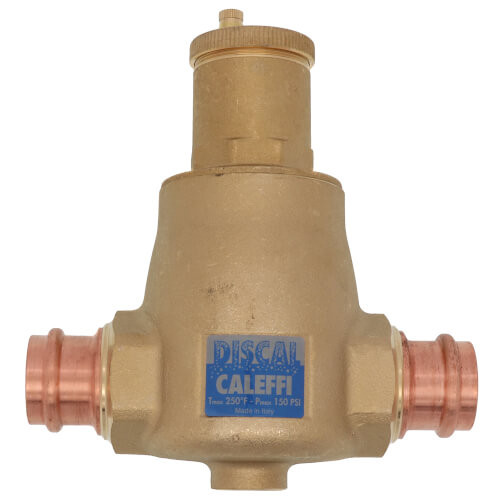 Caleffi 551067A Discal Air Separator 1-1/4" Press