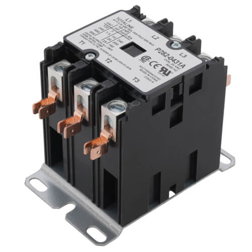 Carrier P282-0431A 3-Pole Contactor 40A 24V Coil