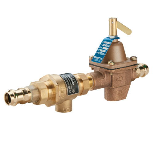 Watts B911T 1/2" NPT Combo Backflow Preventer Pressure Reducing Valve