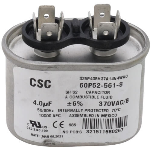 Reznor 163894 Capacitor Mag #60p52-561b