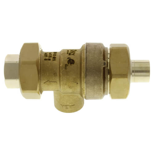Caleffi 573493A Backflow Preventer 1/2" Sweat/NPT