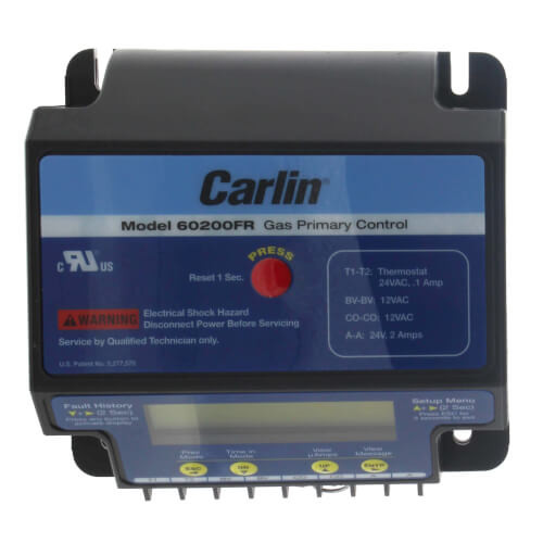 Carlin 60200FRS Gas Burner Primary Control 120V 60Hz